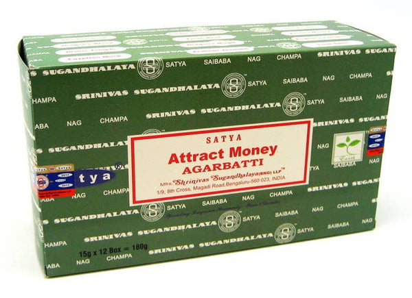 Attract Money Satya Incense Sticks